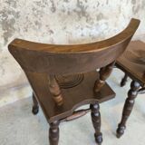 Pair of vintage Basque chairs