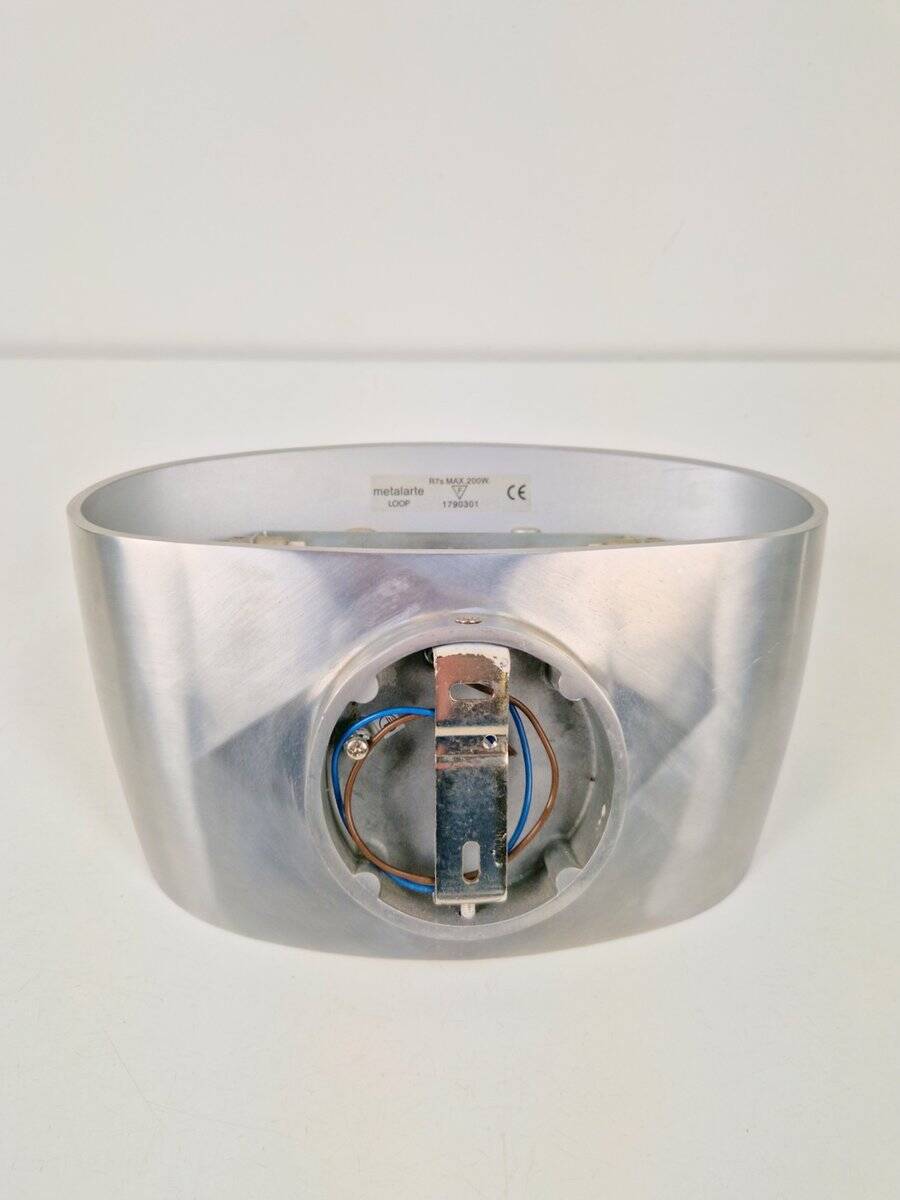 Loop Sconce by Alex Hochstrasser for Metalarte, 1990s
