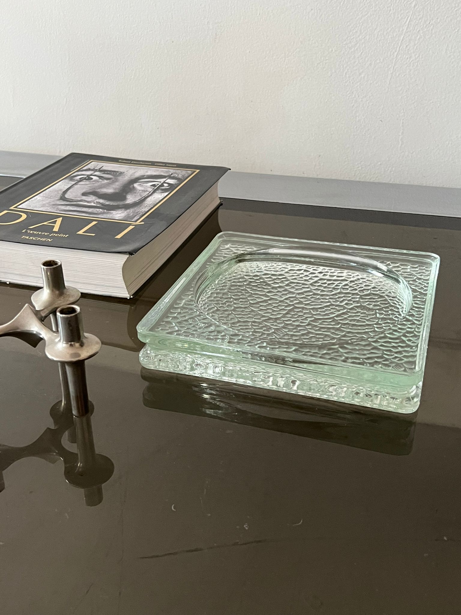 ashtray in tempered glass Nevada, 1950