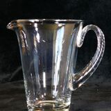 Pichet carafe a orangeade em verre soufflé