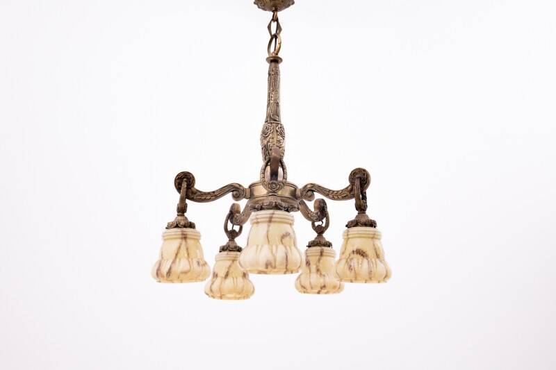 Chandelier from Poland, 1940s