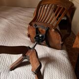 Classic vintage swivel office armchair (1950s–1970s)