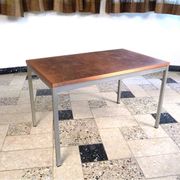 Copper side table with abstract relief from Opal Möbel, West-Germany 1960s