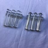 Set de 8 portes couteaux en cristal art déco