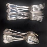 Silver shell cutlery