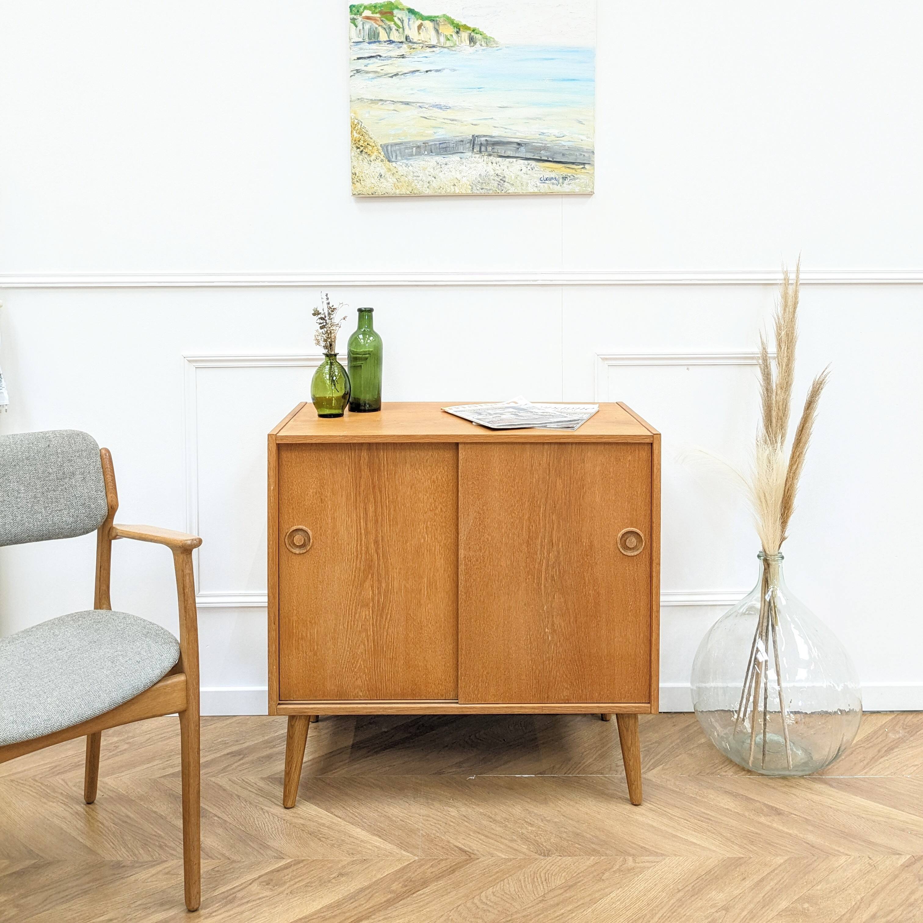 70s oak sideboard