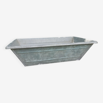 Basin, rectangular zinc tray