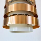 Hanging lamp in copper and metal 1960s