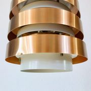 Hanging lamp in copper and metal 1960s