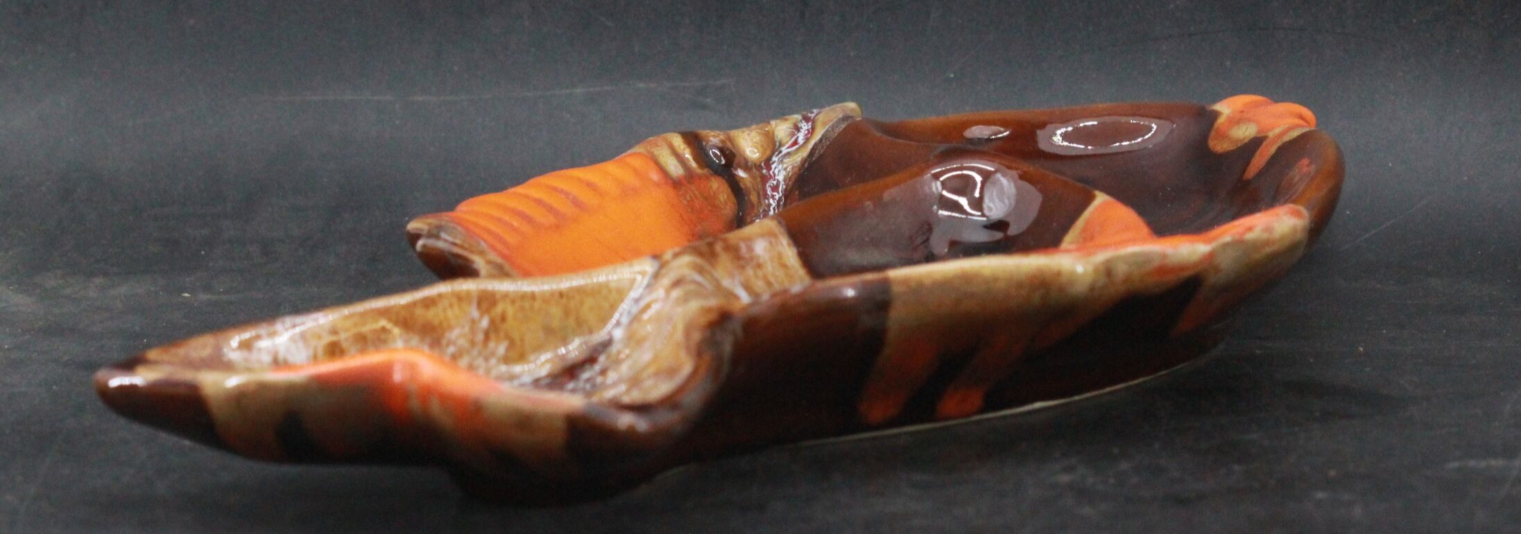 Ancient ceramic fish dish