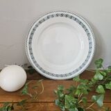 Antique serving dish in Saint-Amand earthenware (Nord)