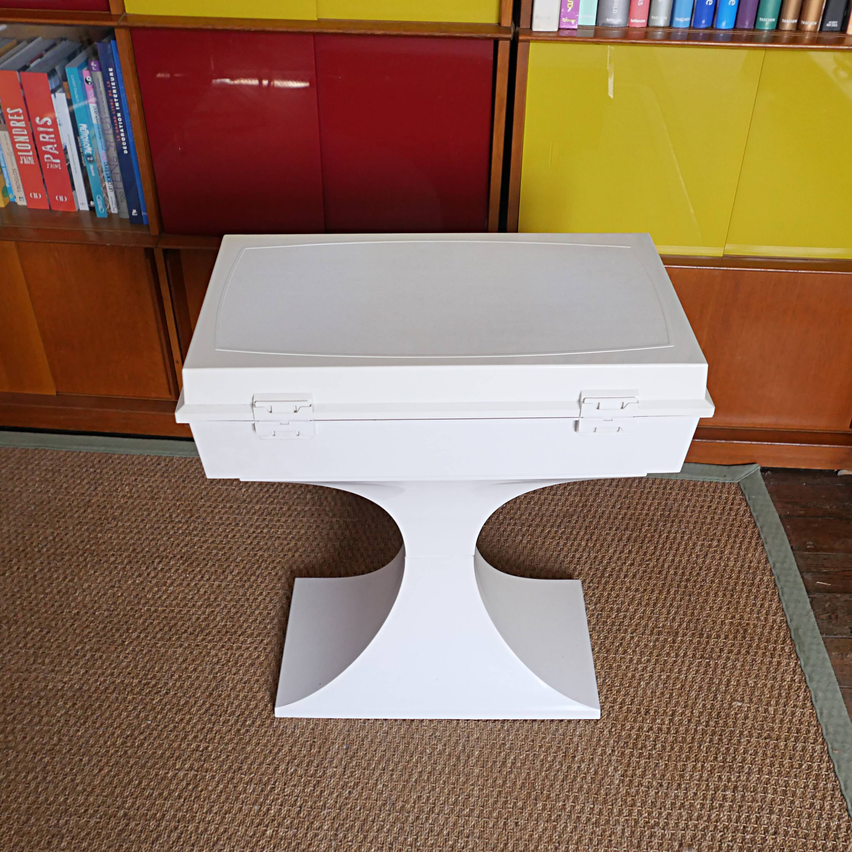 small hairdressing table design furniture MARC HELD Prisunic 1970