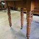 Table 6 pieds en noyer blond de 356 cm de long ouverte avec 5 allonges n10
