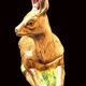 Zoomorphic Terrine of Roe Deer in Barbotine – Michel Caugant (Circa 1970)