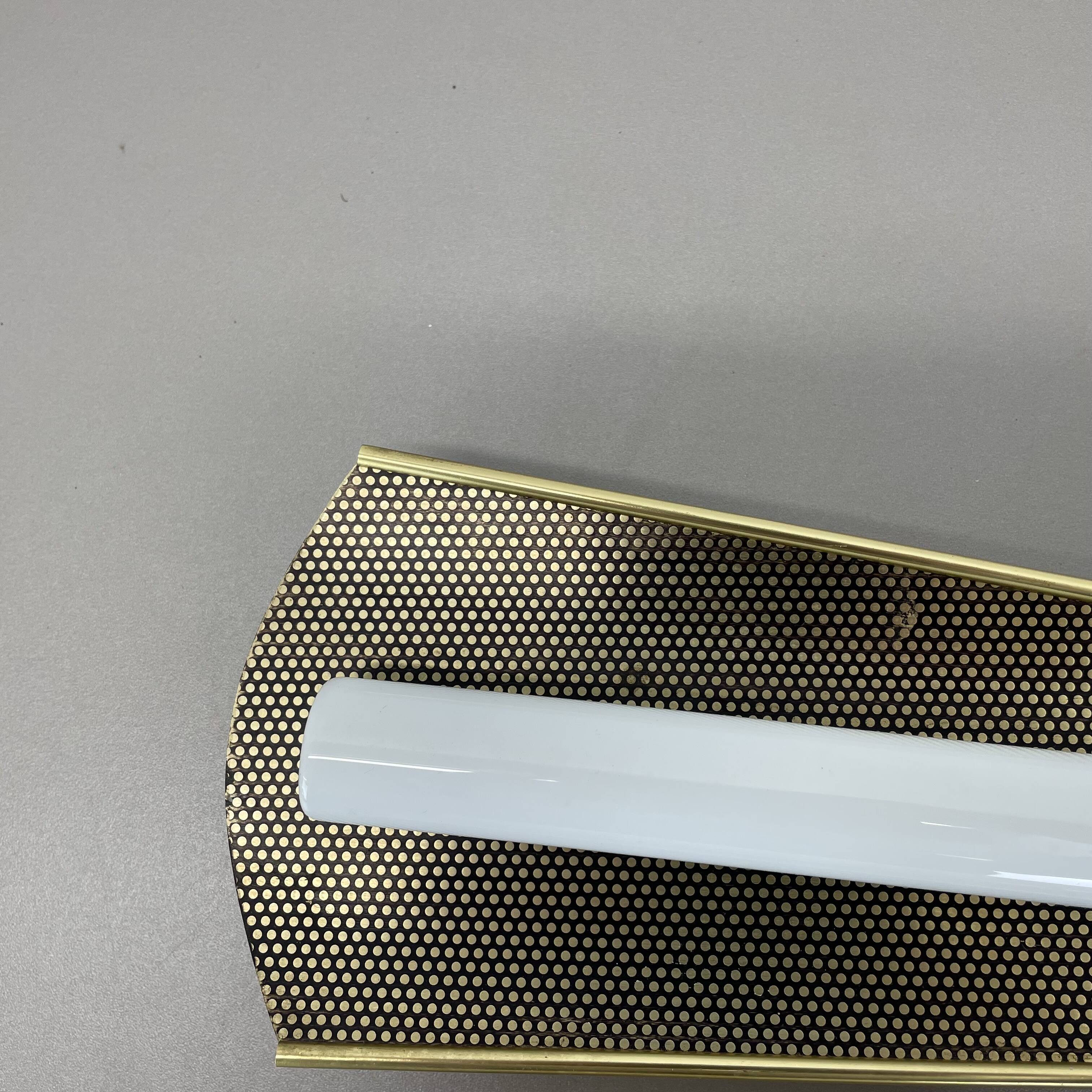 Set of 2 large 37 cm honeycomb theatre wall light elements, Germany, 1950