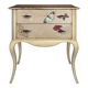 Commode Grange laquée à motif de papillons