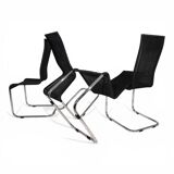 Set of 4 B 25 Tecta Cantilever Chairs by Axel Bruchhäuser, 1980