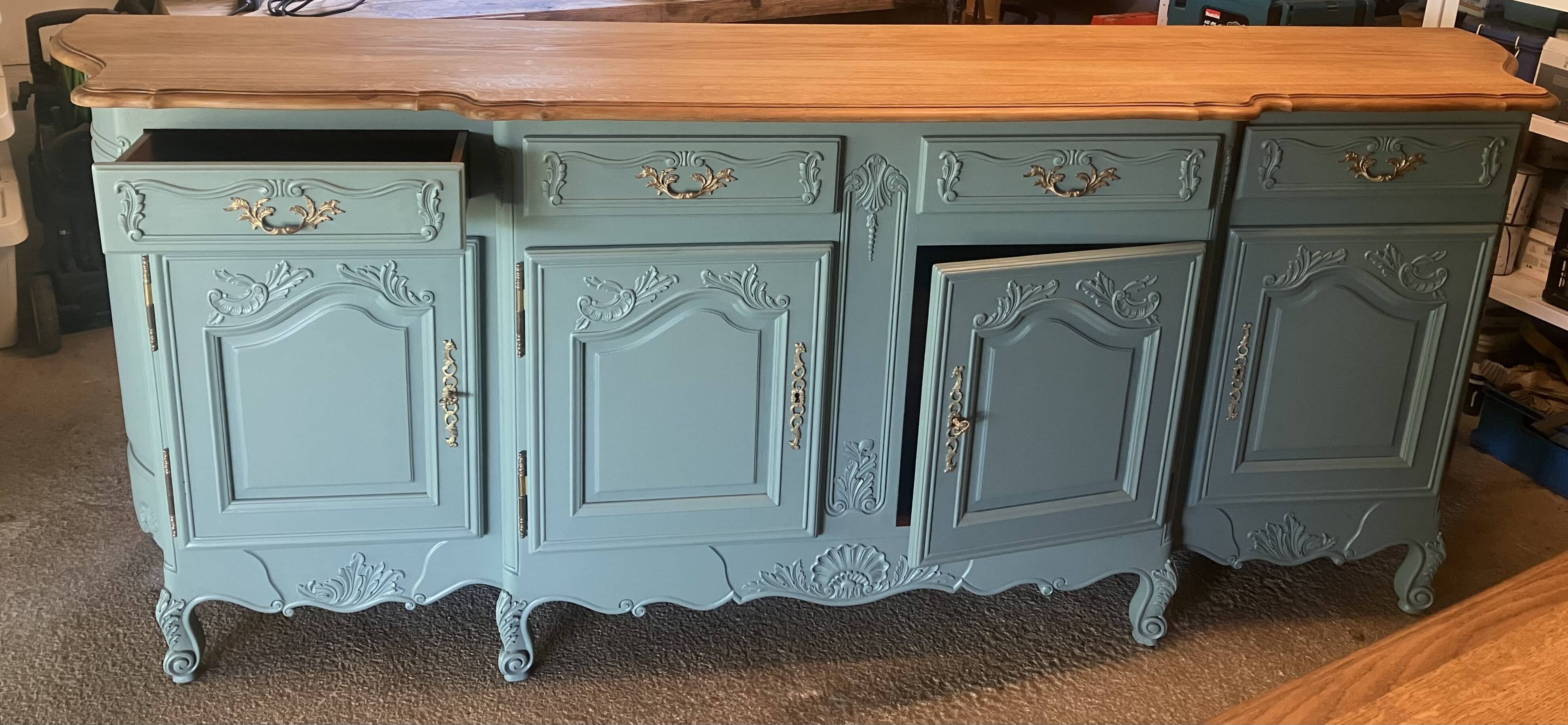 Buffet / Louis XV sideboard restored