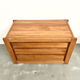 Solid elm chest of drawers, Maison Regain, circa 1970
