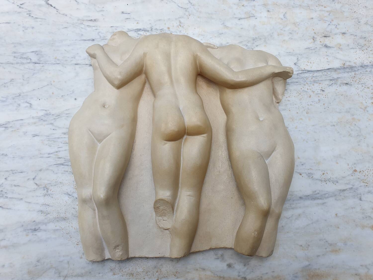 Bas relief Les Trois Grâces antiquité du Louvres