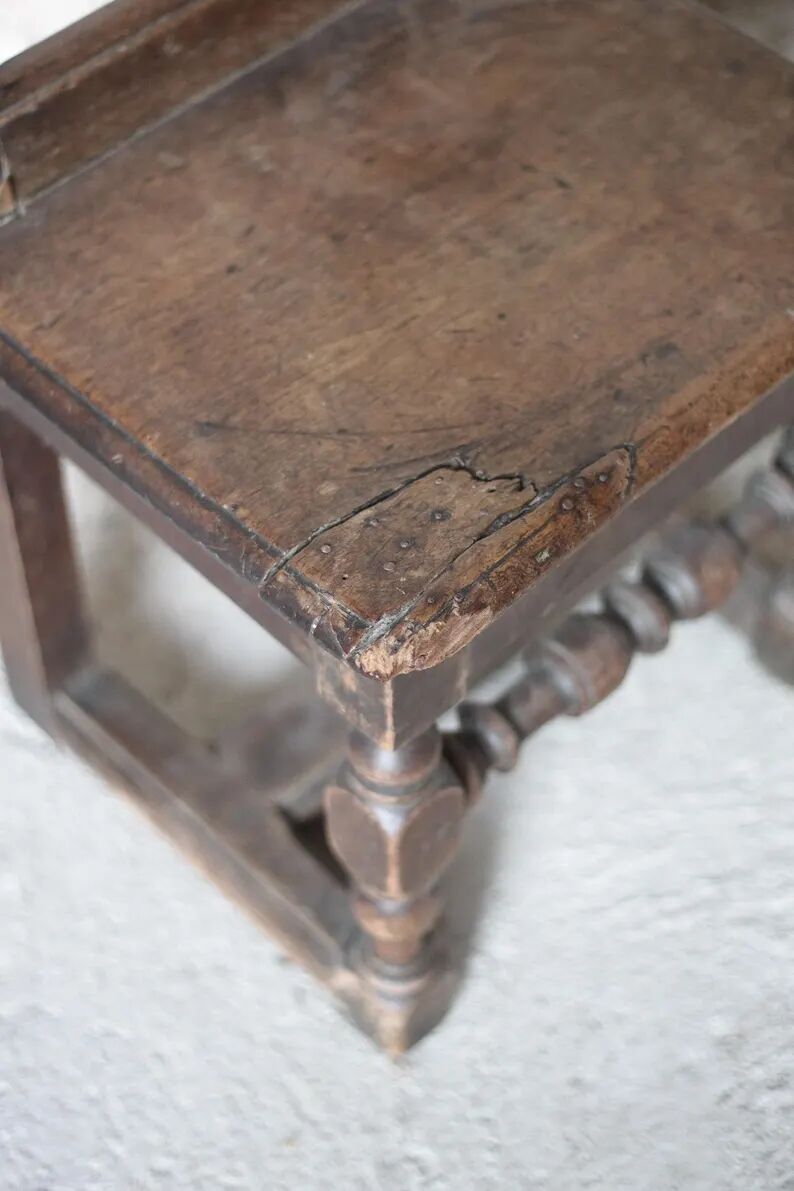 Chaise Lorraine, chaise d'appoint en bois XVIIIe