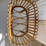 Rattan cradle for dolls