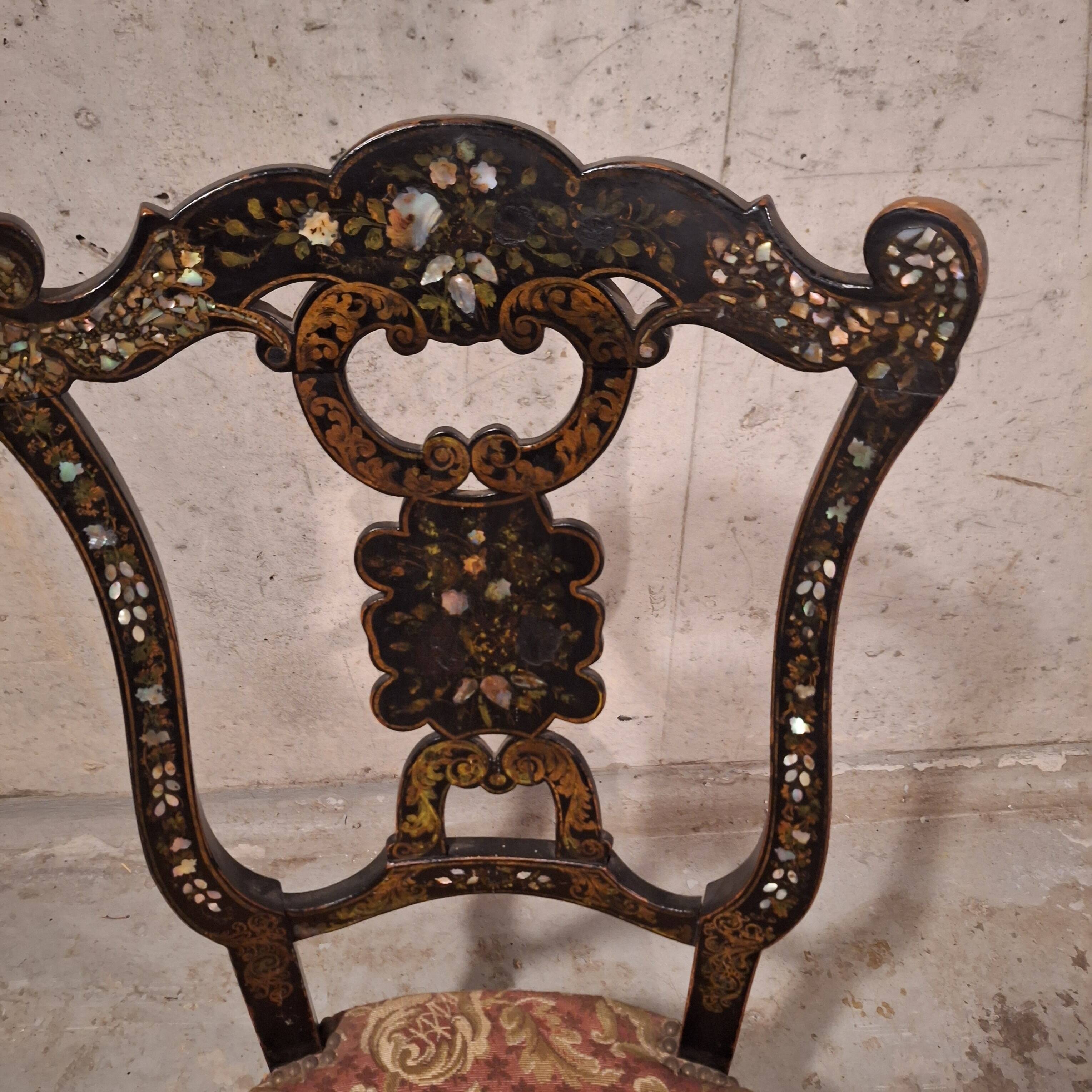 Chauffeuse époque napoléon III