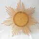 Rattan sun mirror 60 - 66x66xm