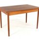 Extendable rectangular dining table "Horsbyg" - Danish design in teak