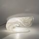Murano blown shell shaped glass sculptural table lamp, La Murrina Italy 197