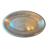 Oval metal dish