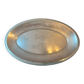 Oval metal dish