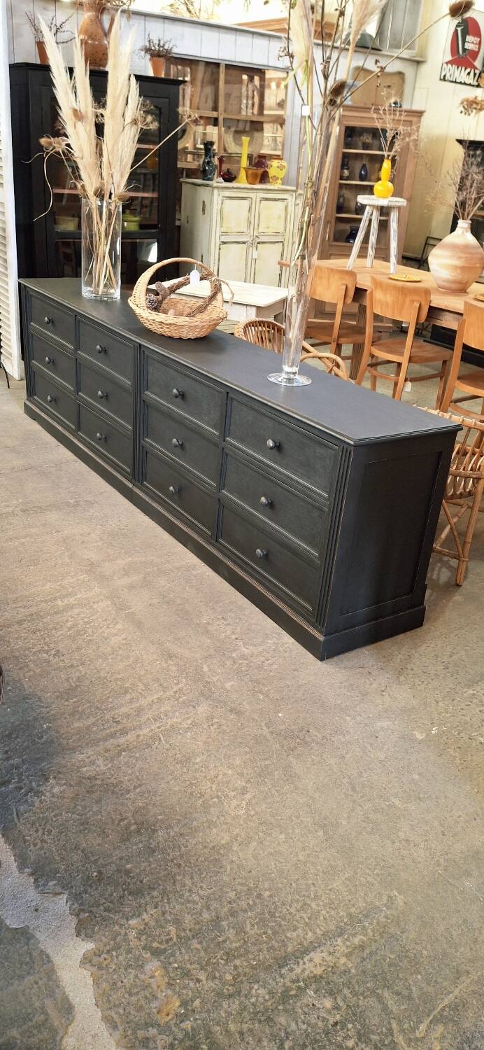 Craft cabinet with drawers