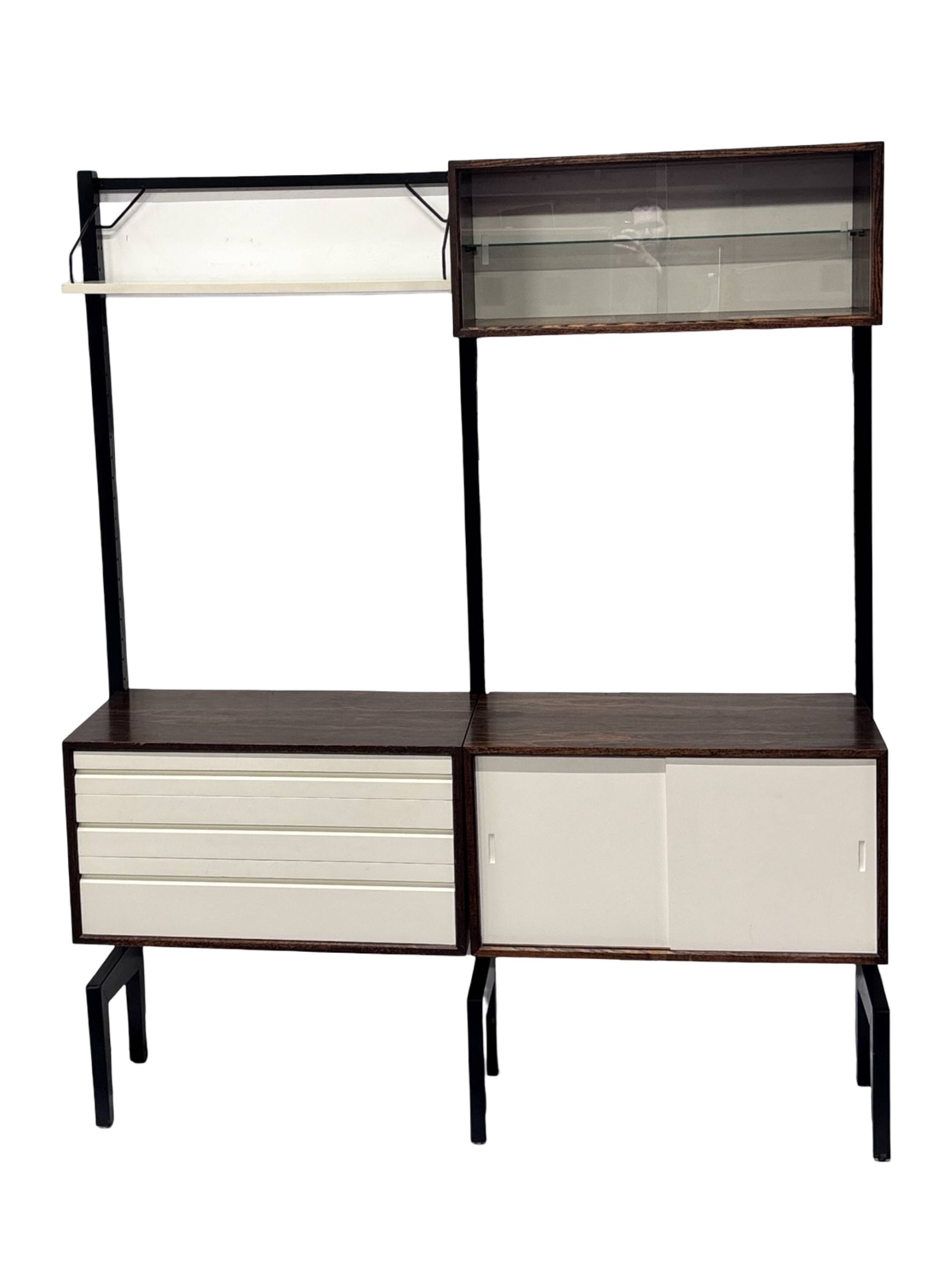 Vintage Poul Cadovius Royal System Wall System Freestanding