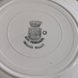 4 Terre de Fer Saint Amand et Hamage plates “Chicorée Williot” model