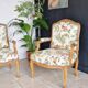 Pair antique armchairs