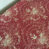 Quilted floral bedspread