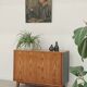 Small buffet with two doors by Frantisek Jirak, oak, 1960.