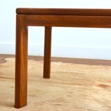 Scandinavian teak and glass coffee table 1970s