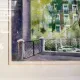 Mixed media on panel "Landscape of Brazil", Timoteo Pérez Rubio, 20th century - Brazil