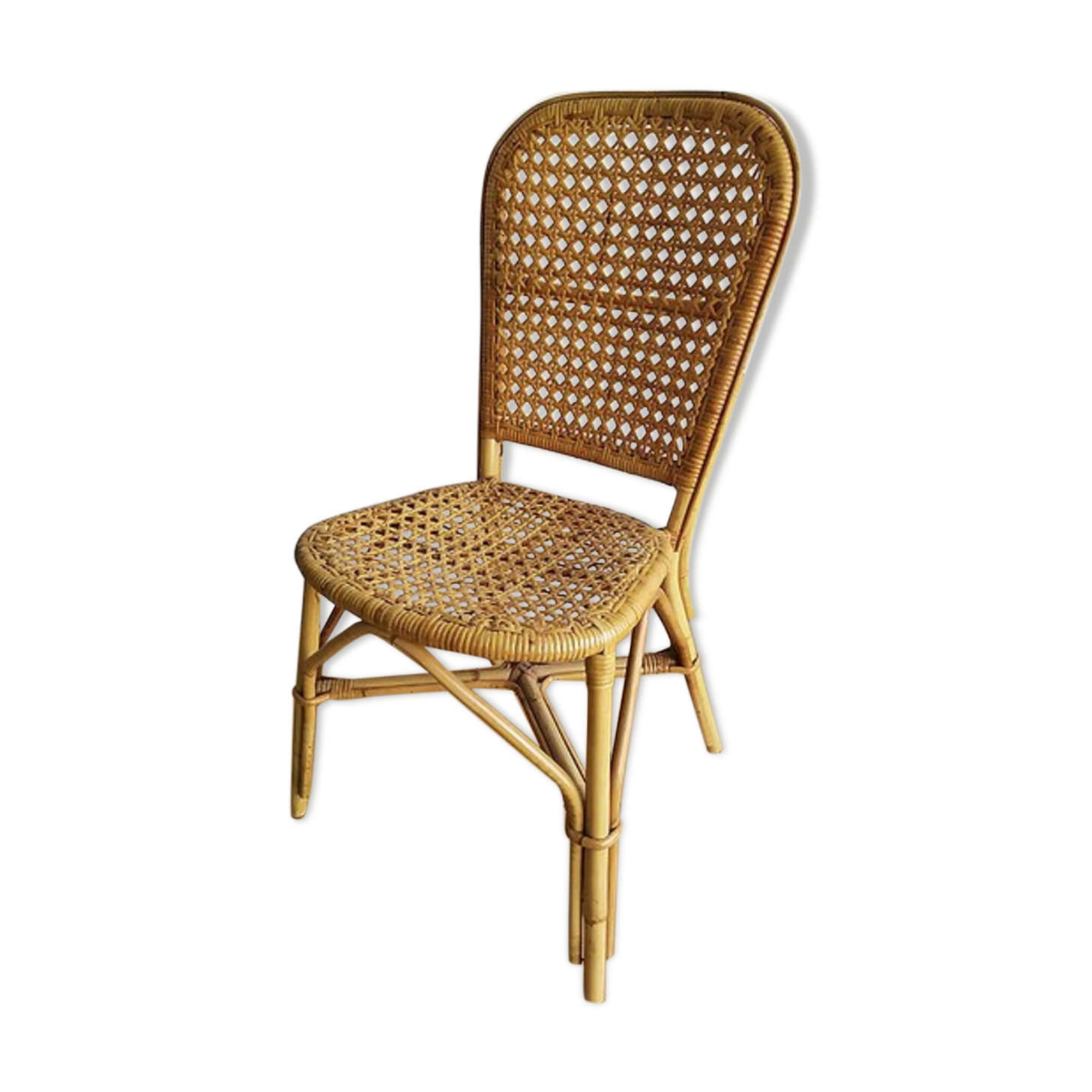 Rattan caning chair