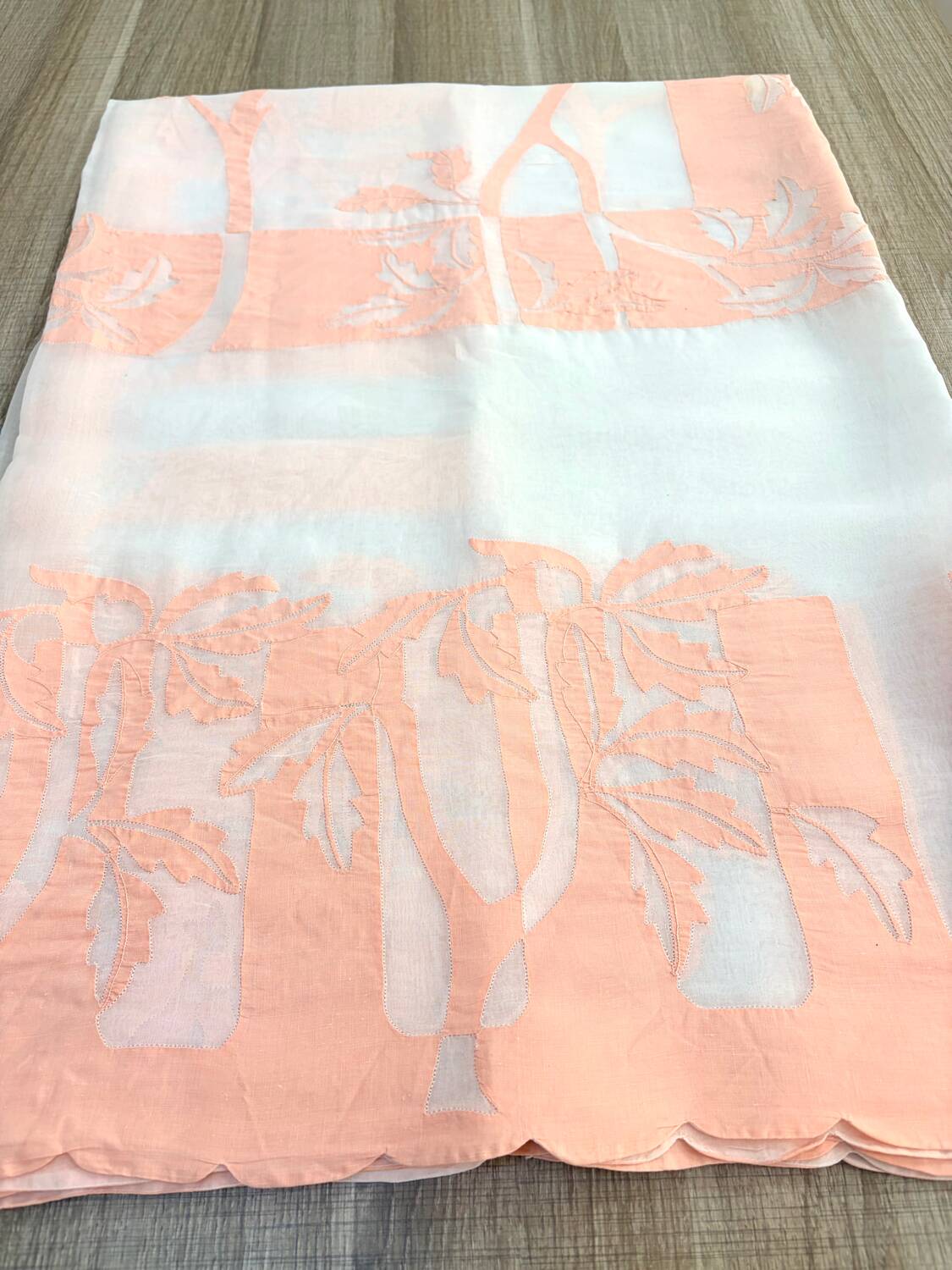 Hand-embroidered tablecloth, 1930s