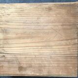 Oak scribane chest of drawers