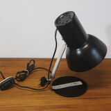 Black table lamp, 60's