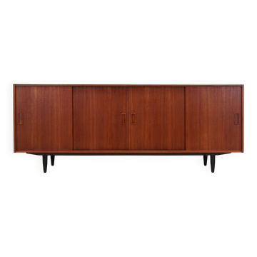 Enfilade en teck, design danois, années 1970, production : Danemark