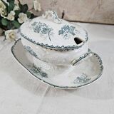 Small iron clay soup tureen