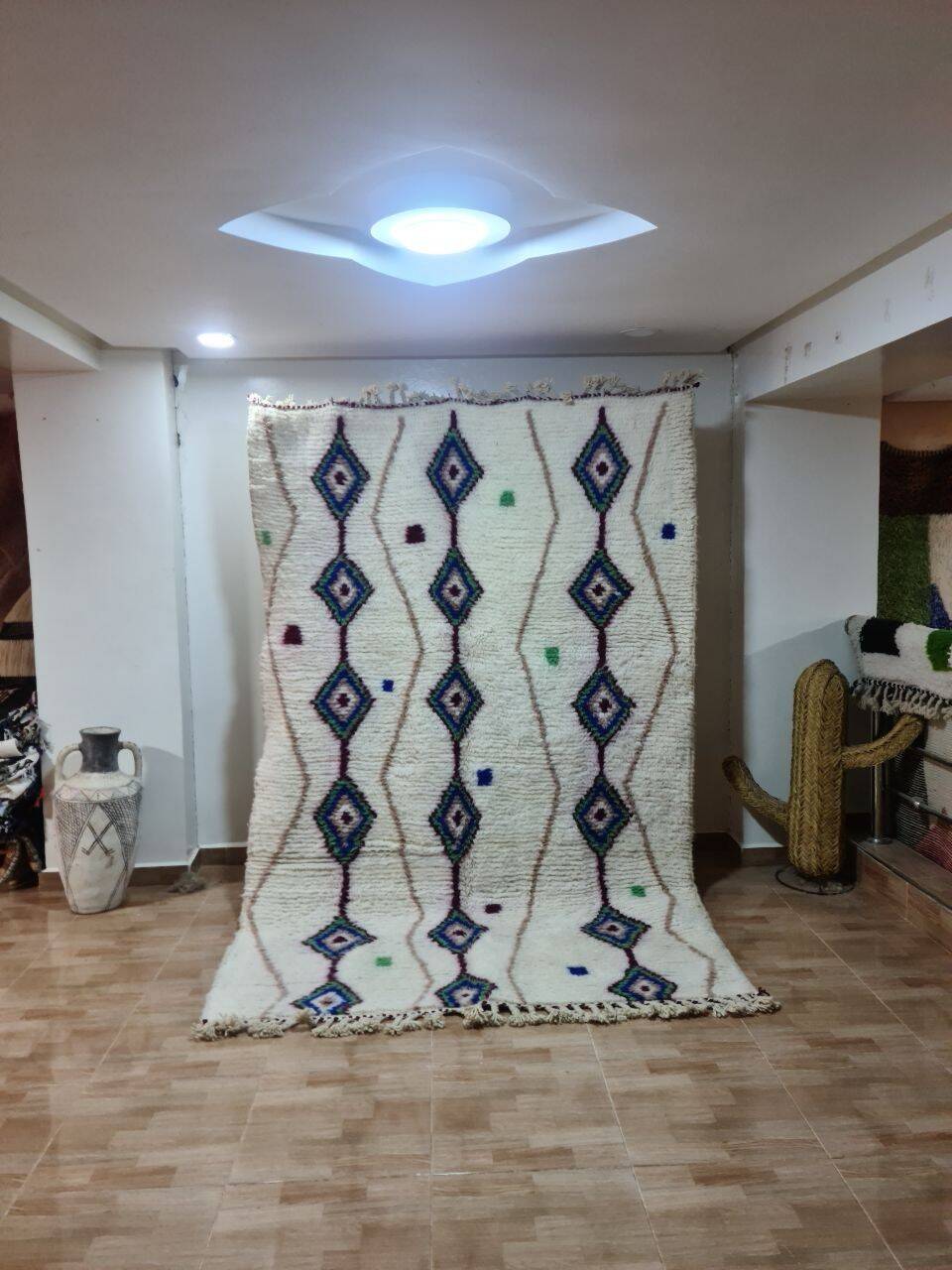 Traditional handmade Beni Ouarin rug size 150 x 250 cm