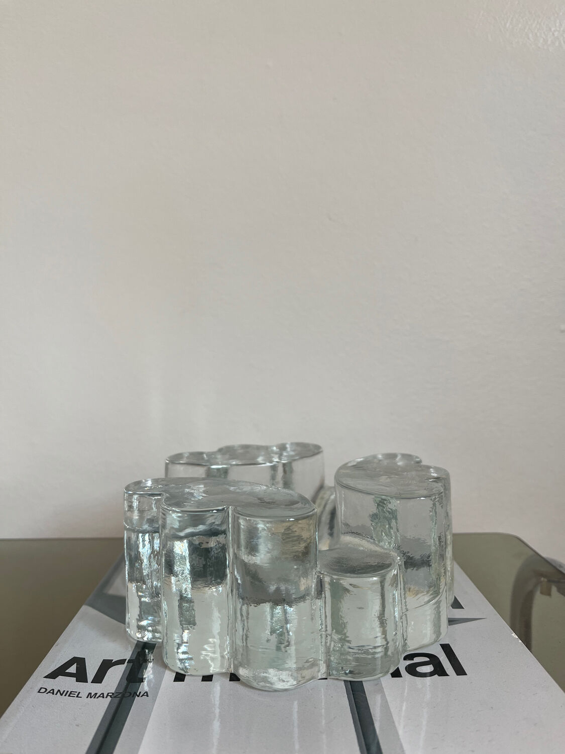 Solid glass paperweight