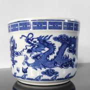 Cache-pot / Vintage porcelain brush pot
