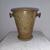 Seau glace champagne grès La Borne Michel Dumont ice bucket